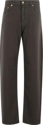 Darkpark Brown Five-pocket Jeans