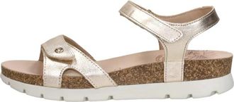 Panama Jack Sulia Shine Sandal - Dames - Sandalen - Geel - 39 EU - Leer - Schoenen