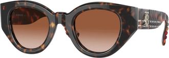 Burberry Klassieke Britse stijl zonnebril - Dames - Zonnebrillen - Bruin - 47 MM - Accessoires