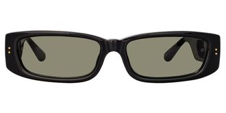 Linda Farrow TALITA LFL1419 C1 Womens Sunglasses Black Size 59