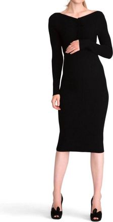 Hatch Maternity The Alessia Dress In Black