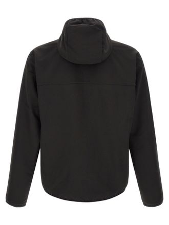 HUGO BOSS Hooded Technical Jacket - Black