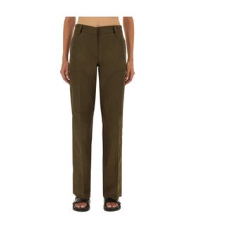 Tory Burch Broeken, Dames, Groen, XS, Straight Broeken