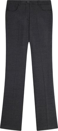 Semicouture Pantaloni dritti in flanella - - Trousers - Donna - Grigio - S