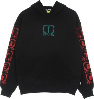 Iuter Zwarte Lichtgewicht Hoodie - Heren - Hoodies - Zwart - XL - Katoen - Hoodies & sweatvesten