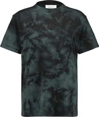 Alexander McQueen Heren, Tops, Zwart, Maat: M Katoen