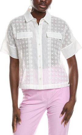 Marc Cain Embroidered Lace Blouse