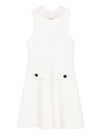 Dorothee Schumacher crew-neck mini dress - White