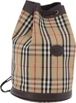 Burberry Pre-owned Canvas Shoulder Bag - Pre-owned - Mujer - Beige - ONE SIZE