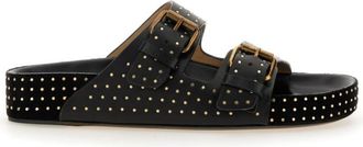 Isabel Marant Black Slip On Sandals