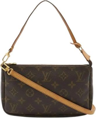 Louis Vuitton Pre-owned Monogram Handtas - Dames - Vintage Schoudertas - Bruin - ONE Size - Vintage