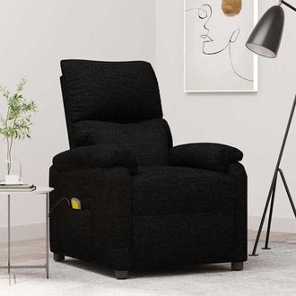 vidaXL Vidaxl - Sill&oacute;n De Masaje De Tela Negro
