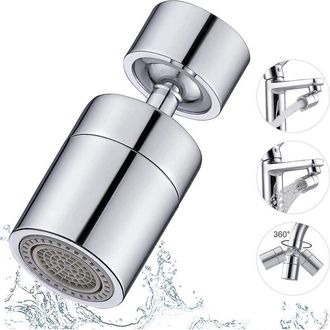 OEM Aireador De Grifo De Cocina Giratorio De 360 Grados Con Rociador De Aire De Doble Modo - Boquilla Antisalpicaduras Para Fregadero De Cocina Y Ba&ntilde;o