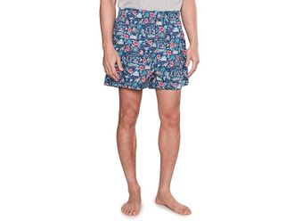 Tommy Bahama Cotton Woven Boxers Mens Underwear Navy Cocktails : 2XL (44-46 Waist)