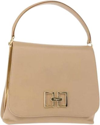 Ferragamo Pre-owned Handbags, female, Beige, Size: ONE SIZE Pre-owned Handbag
