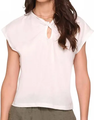 Heartloom Gazania Top In Eggshell