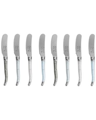 French Home 8Pc Laguiole Spreader Set With Mother Of Pearl Handles