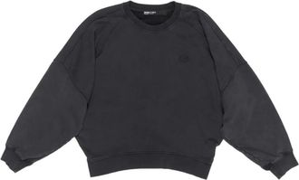 Bimba & Lola embroidered-logo cotton sweatshirt - Black