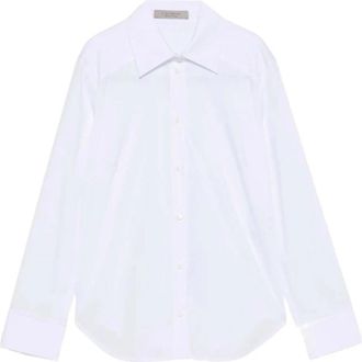 D.exterior Lange Mouwen Blouse - Dames - Overhemden - Wit - S - Overhemden