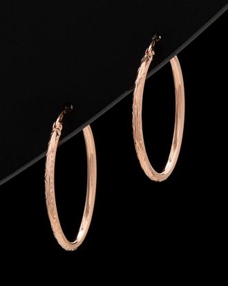 Italian Gold, Inc 14K Italian Rose Gold Hoops