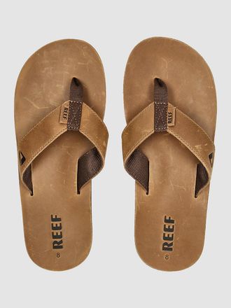 Reef Leather Smoothy Sandalen braun