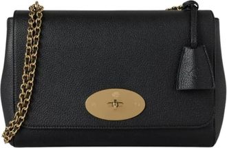 Mulberry Medium Lily - Dames - Schoudertassen - Zwart - ONE Size - Leer - Tassen