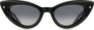 Dsquared2 D2 0092/S 807/9O Womens Sunglasses Black Size 51