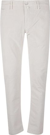 Jacob Cohen Slim-Fit White Jeans With Classic Five-Pocket Design