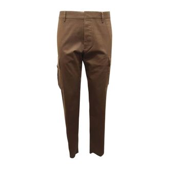 Dsquared2 Straight Trousers, male, Green, Size: XL Cargo Trousers