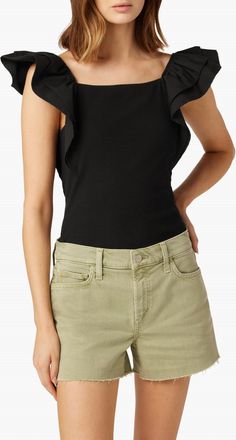 Joe's The Leslie Tank Top In Obsidian