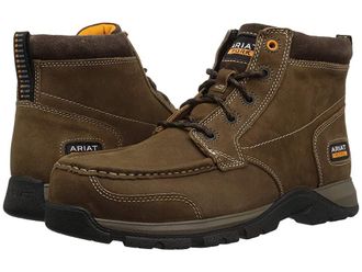 Ariat Edge LTE Chukka Composite Toe Mens Work Boots Dark Brown : 9.5 D - Medium, Leather