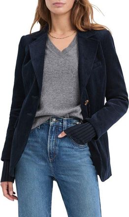 Favorite Daughter THE CORD CITY BLAZER in Navy at Nordstrom, Size X-Small