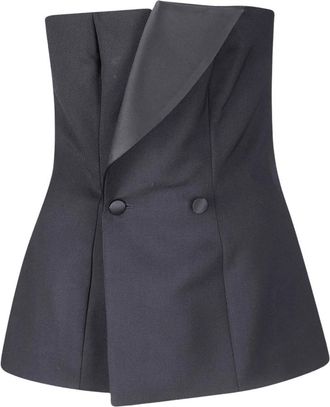P.A.R.O.S.H. P.a.r.o.s.h., Dames, Tops, Zwart, Maat: M