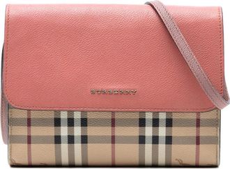 Burberry Pre-owned Burberry Haymarket Check Coated Canvas and Calfskin Loxley Crossbody Ladies UAFRXEAZ9L3J6OAC