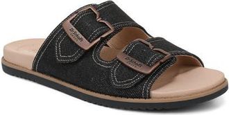 Dr. Scholls x Wrangler So Wrangler Slide Sandal in Black at Nordstrom, Size 9.5