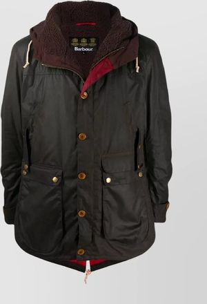 Barbour cotton hooded parka