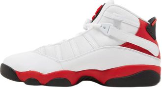 Nike Nike Mens Basketball-Shoes, White Red, 11 UK