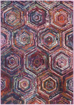 Safavieh Alfombra rosa/multicolore 122 x 170 cm