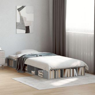 vidaXL Giroletto Grigio Cemento 90x190 cm in Legno Multistrato - Vidaxl