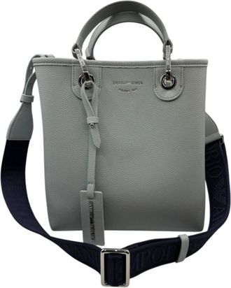 Emporio Armani Elastane Faux Leather Handbag (Pre-Owned)