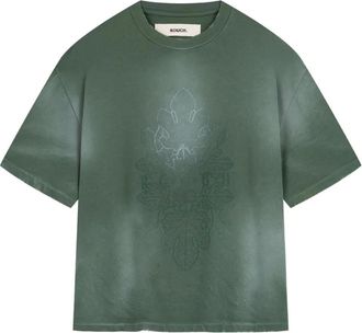 Rough. T-shirt Fig Leaf - Verde
