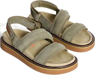 Hoff Sandalen met dubbel bandje - Groen