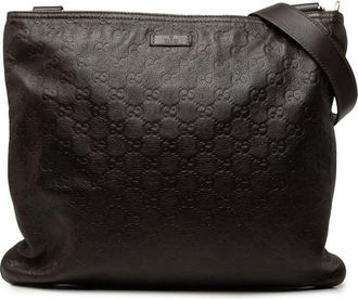 Gucci Pre-owned Gucci Guccissima Crossbody Unisex ZDTTT405J2HVA9G2