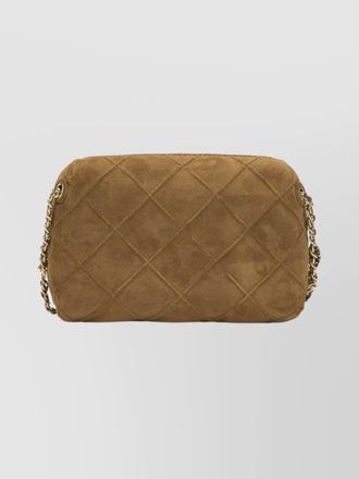 Tory Burch fleming suede crossbody bag