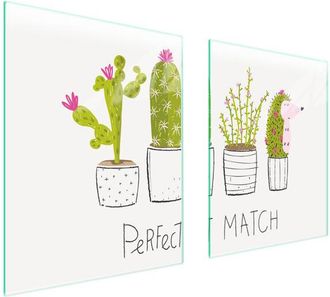 OEM Placa Protectora De Vidrio Para Estufa 85x52 Cactus