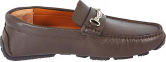 Bally Pitaval Brown Leather Loafers