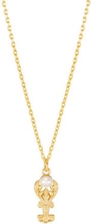 Estella Bartlett Lobster Pendant Necklace in Gold at Nordstrom