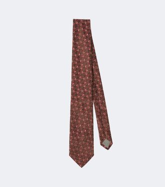 Charvet Cravatta in seta jacquard paisley