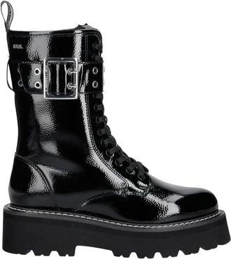 Karl Lagerfeld Botas con cordones y hebillas Kyla - Shoes - Mujer - Negro - 36 EU