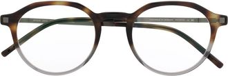 Mykita round-frame glasses - unisex - Acetate - 48 - Brown